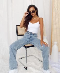 MAKIN INTERNATIONAL Dylan Light Asymmetrical Jean