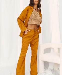 LE LIS Top Notch Tangerine Trousers