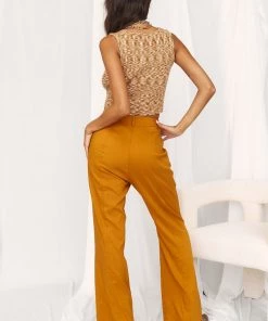 LE LIS Top Notch Tangerine Trousers