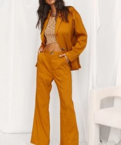 LE LIS Top Notch Tangerine Trousers