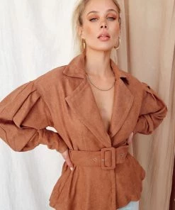 HYFVE CLOTHING Not Your Average Brown Jacket