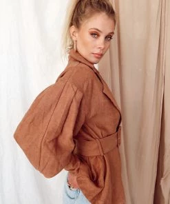 HYFVE CLOTHING Not Your Average Brown Jacket