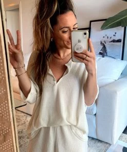 CLOUD TEN CLOTHING Sydney Mornings Ivory Lounge Shorts