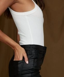 BEIGE BOTANY Ryann White Bodysuit