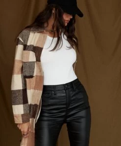 BAEVLY CLOTHING Sierra Brown Plaid Shacket 9 BAEVLY CLOTHING Sierra Brown Plaid Shacket