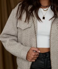 BAEVLY CLOTHING Marina Taupe Wool Moto Jacket 10 BAEVLY CLOTHING Marina Taupe Wool Moto Jacket