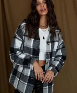 THE FREE YOGA Stonington Black Multi Flannel