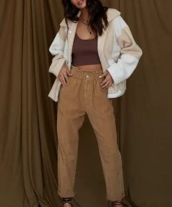 Emory Park Sandstorm Camel Corduroy Pants CLOTHING