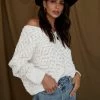 HYFVE Offline White Knit Sweater CLOTHING 1 HYFVE Offline White Knit Sweater CLOTHING