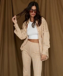 Emory Park CLOTHING Williamsburg Honey Checkered Trousers