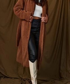 Bailey Rose CLOTHING Serena Camel Sherpa Jacket 19 Bailey Rose CLOTHING Serena Camel Sherpa Jacket