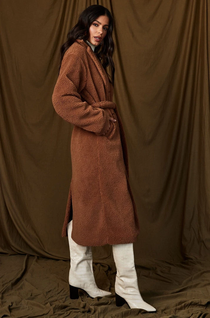 Bailey Rose CLOTHING Serena Camel Sherpa Jacket 3 Bailey Rose CLOTHING Serena Camel Sherpa Jacket