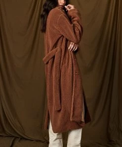Bailey Rose CLOTHING Serena Camel Sherpa Jacket 16 Bailey Rose CLOTHING Serena Camel Sherpa Jacket