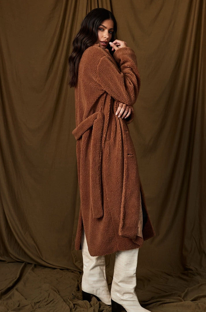 Bailey Rose CLOTHING Serena Camel Sherpa Jacket 6 Bailey Rose CLOTHING Serena Camel Sherpa Jacket