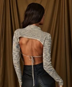 Modern Bridge International Co,Ltd. FLAT/RM B 3/F WING CHEONG COMM BLDG 19-25 JERVOIS STREET SHEUNG WAN HKWINK Sinai Taupe Knit Top