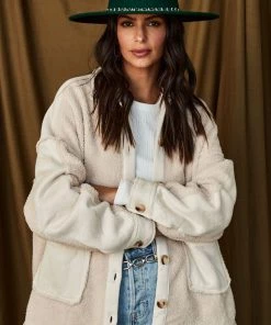 LISTICLE Hanzel Ivory Shacket