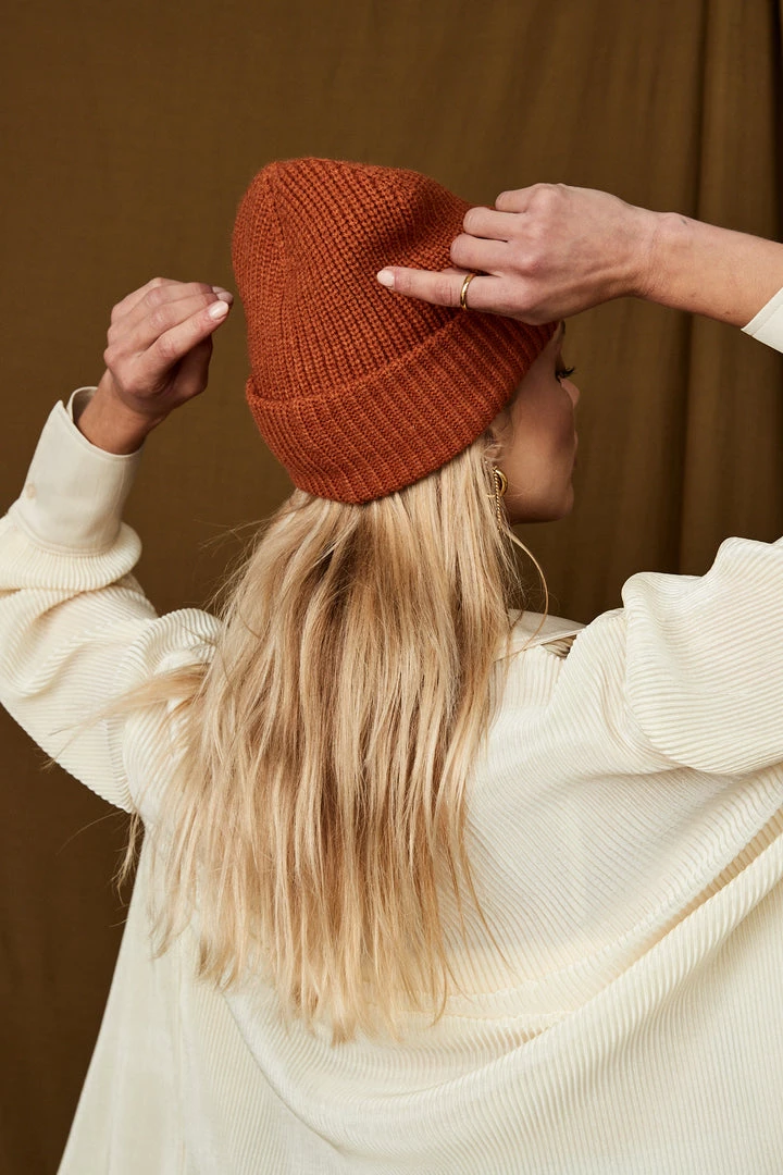 Anarchy Street New Arrivals SoHo Rust Knit Beanie 7 Anarchy Street New Arrivals SoHo Rust Knit Beanie