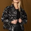 POL Retrograde Tie Dye Denim Jacket CLOTHING