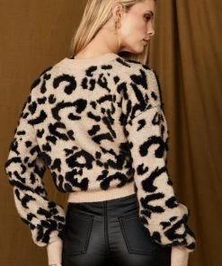 12th Tribe Dawn Leopard Sweater CLOTHING