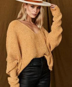 HYFVE Oh Honey Mustard Sweater CLOTHING