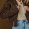 Bailey Rose Blame It Brown Sherpa Jacket 1 Bailey Rose Blame It Brown Sherpa Jacket