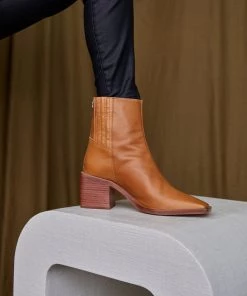 New Arrivals SCHUTZ Heires Golden Ochre Bootie