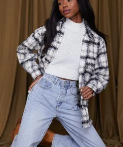 Cezele Hotel California Black Plaid Jacket CLOTHING