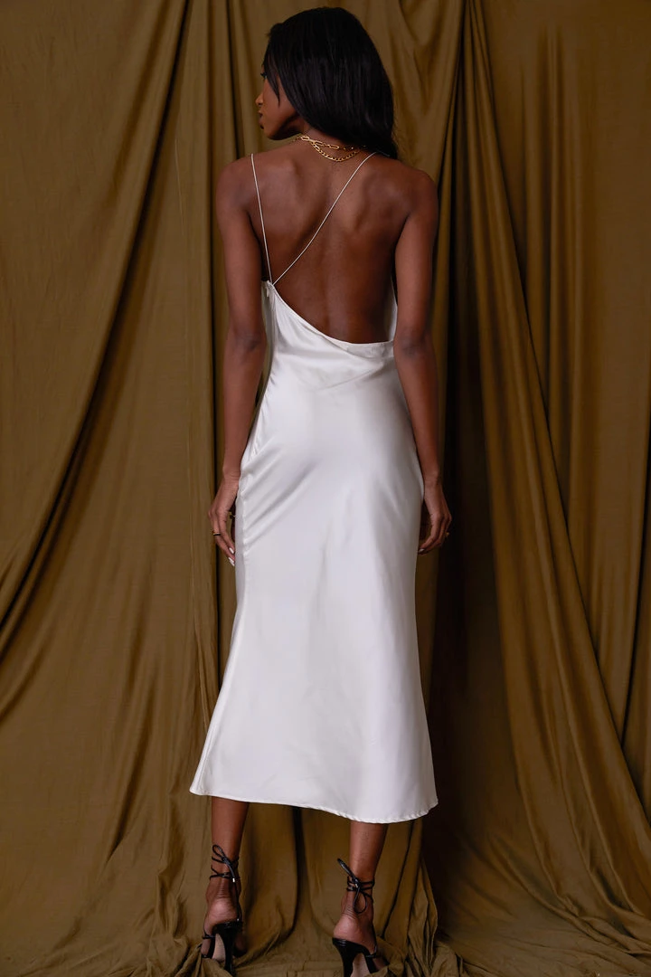 BEIGE BOTANY CLOTHING San Marino Ivory Midi Dress 8 BEIGE BOTANY CLOTHING San Marino Ivory Midi Dress