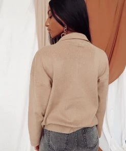 ET CLET Melrose Mud Cardigan CLOTHING