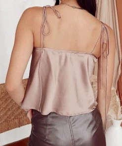 BEIGE BOTANY Lost In Paris Taupe Top CLOTHING