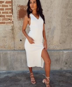 Emory Park Capri White Midi Dress