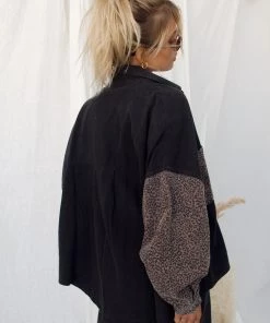 POL Lennon Washed Black Shirt Jacket 14 POL Lennon Washed Black Shirt Jacket