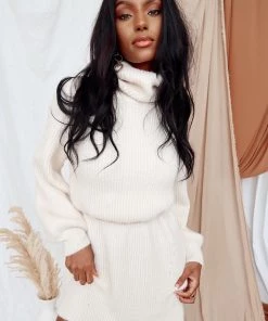 CLOUD TEN Beau White Sweater Dress 11 CLOUD TEN Beau White Sweater Dress