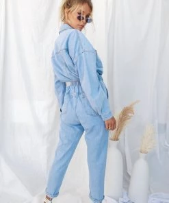 MABLE Hendrix Denim Jumpsuit CLOTHING