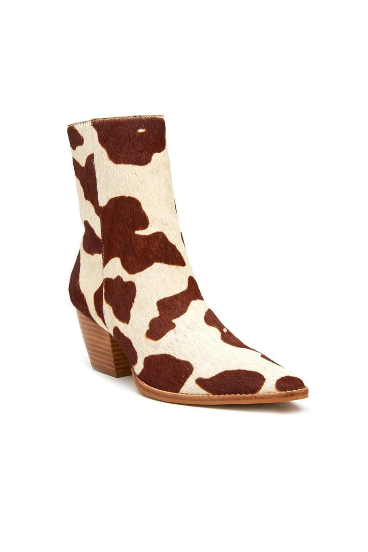Matisse Caty Brown Cow Spot Boots 4 Matisse Caty Brown Cow Spot Boots