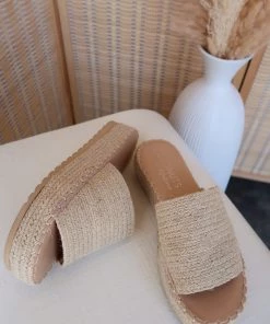 New Arrivals Coconuts By Matisse Del Mar Natural Platform Slide