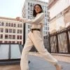 BEIGE BOTANY Bowie Beige Corduroy Jumpsuit CLOTHING 1 BEIGE BOTANY Bowie Beige Corduroy Jumpsuit CLOTHING