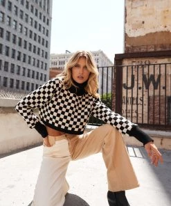 Bailey Rose Kiley Tan Colorblock Jeans CLOTHING 7 Bailey Rose Kiley Tan Colorblock Jeans CLOTHING