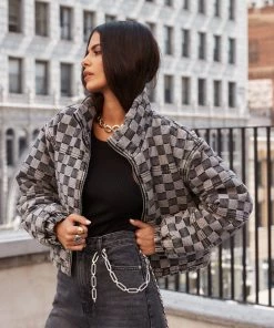 LE LIS CLOTHING Rookie Checkered Cloud Jacket 13 LE LIS CLOTHING Rookie Checkered Cloud Jacket