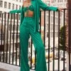 ACOA St. Barths Emerald Jacquard Pants