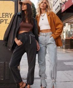 Emory Park CLOTHING Sandstorm Black Corduroy Pants