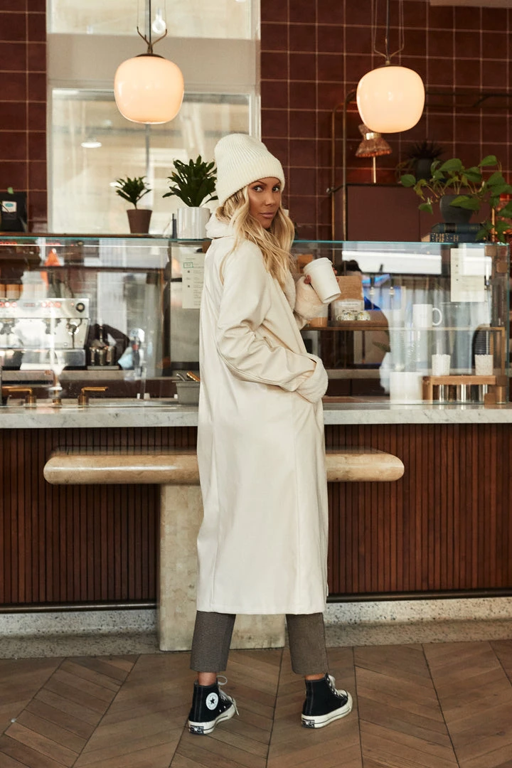 Bailey Rose Bernadette Cream Vegan Leather Jacket 7 Bailey Rose Bernadette Cream Vegan Leather Jacket