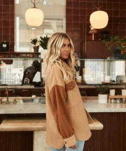 ACOA Chile Colorblock Sherpa Shacket 13 ACOA Chile Colorblock Sherpa Shacket