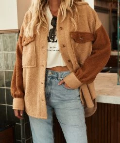 ACOA Chile Colorblock Sherpa Shacket 15 ACOA Chile Colorblock Sherpa Shacket