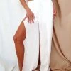 HYFVE Dalia Front Slit White Pants CLOTHING 2 HYFVE Dalia Front Slit White Pants CLOTHING