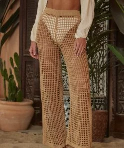 BEIGE BOTANY CLOTHING Aidi Beige Crochet Pant 13 BEIGE BOTANY CLOTHING Aidi Beige Crochet Pant