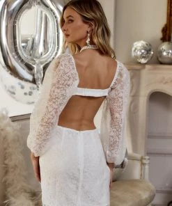 ACOA Amelia White Lace Mini Dress 19 ACOA Amelia White Lace Mini Dress