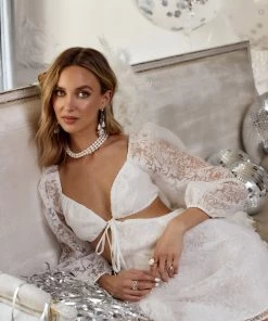 ACOA Amelia White Lace Mini Dress 29 ACOA Amelia White Lace Mini Dress