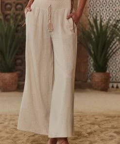 MIOU MUSE CLOTHING Medina Light Taupe Pant 10 MIOU MUSE CLOTHING Medina Light Taupe Pant