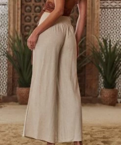 MIOU MUSE CLOTHING Medina Light Taupe Pant 9 MIOU MUSE CLOTHING Medina Light Taupe Pant